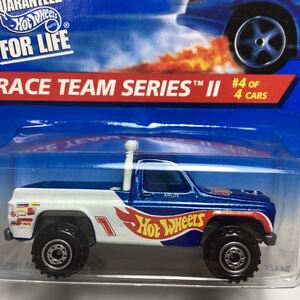 ☆ホットウィール☆ バイウェイマン　青　レースチームシリーズ Hot Wheels