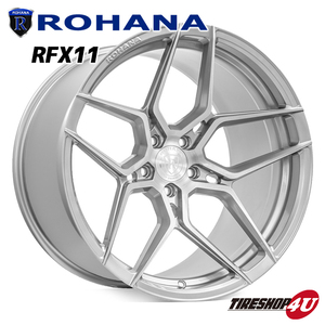 4本セット ロハナ Rohana RFX11 20X9.0J X10.0J 5/112 チタニウム 厳選タイヤ 245/30R20 285/25R20 ベンツ Benz CLS C218 Rotary Forged