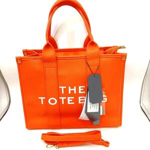 MICALLE MICALLE ミカーレミカーレ 　M207-241A　THE TOTE BAG ２WAY トートバッグ オレンジ