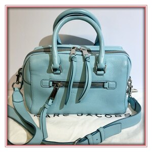 マークジェイコブス/MARC JACOBS●ボストン型 2way バッグ●ブラウン