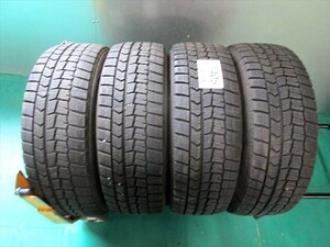 送料無料　スタッドレス　215/60R17　DUNLOP　WM02　2018年製　4本セット　7～8mmぐらい