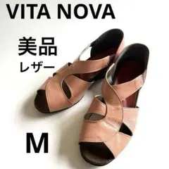 ヴィタノーヴァ VITA NOVA コンフォートサンダル　M オレンジ　良品