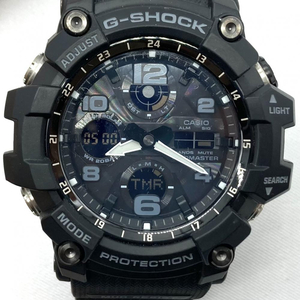 【中古】CASIO G-SHOCK GWG-100-1AJF MASTER OF G - LANDMUDMASTER カシオ ジーショック 電場ソーラー ブラック[240095257860]