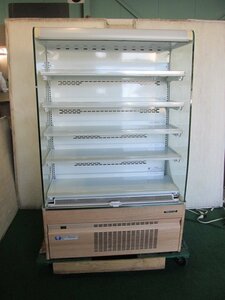 福島 冷蔵用ショーケース 多段 オープン MET-31GDSS4S AC100V 営業所止(1231CI)8AE-14