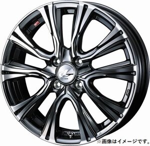 【個人宅発送可能】ウエッズ Weds 17X6.5J +50 4穴 PCD100 BMCMC ホイール 1本 LEONIS VR レオニス・ブイアール (41242)