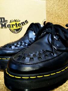 【Dr.MARTENS】ドクターマーチン シドニー クリーパーシューズ UK8(27cm ) SIDNEY CREEPER SHOE BLACK 厚底 国内正規品【箱付き良品】