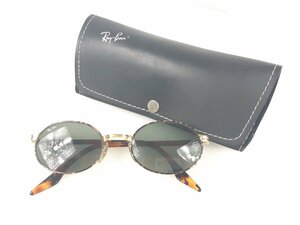 レイバン　Ray・Ban　B&L　ボシュロム社製　ヴィンテージ　ラウンド　サングラス　ゴールド×べっ甲調フレーム　W2138 ORBK　YSG-68