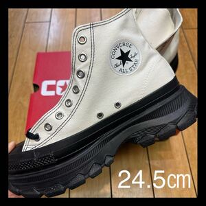 ☆新品☆CONVERSE ALLSTAR R TREKWAVE HI コンバース　オールスター　R トレックウェーブ　ハイ　ホワイト　ブラック　厚底　スニーカー