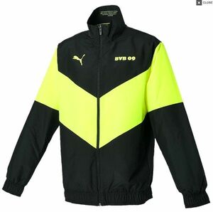 Puma プーマ　ドルトムント BVB ジャケット ウィンドブレーカー 黒黄 ブラック US:Ｍ★SALE！