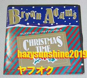 ブライアン・アダムス BRYAN ADAMS JAPAN 7 INCH クリスマス・タイム CHRISTMAS TIME レゲエ・クリスマス RAGGAE CHRISTMAS