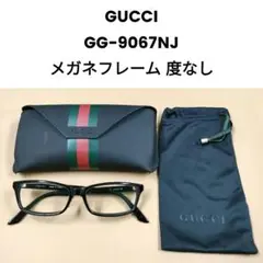 GUCCI GG-9067NJ B6V 54▢15―145 黒縁メガネフレーム