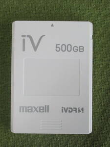 日立薄型テレビ「Wooo」対応 ハードディスク　500GB　maxell　iVDR-S 　【中古品】