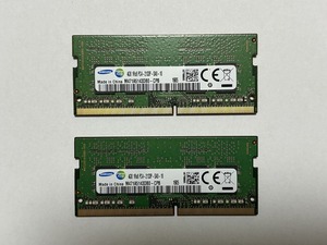 合計8GB（4GBｘ2） SAMSUNG PC4-2133P 中古品