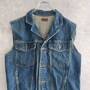 80s CANON デニムベスト ヴィンテージ 13スターボタン 40 Vintage DENIM JACKET デニムジャケットunisex