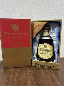 ★☆古酒 未開栓 プレジデント PRESIDENT Special Reserveスコッチ ウイスキー オールドパー 750ml ☆★