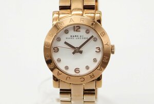 マークバイマークジェイコブス レディース腕時計 エイミー MBM3078 ピンクゴールド クォーツ MARC BY MARC JACOBS z24-2970 中古品 z_w