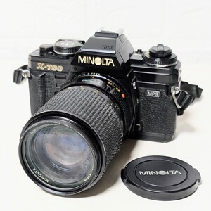 MINOLTA ミノルタ 一眼レフフィルムカメラ X-700 MPS ブラック レンズ MINOLTA MD ZOOM 35-105mm F3.5-4.5 動作未確認 現状品