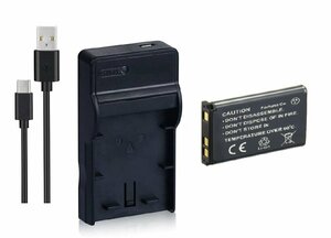 セットDC83 対応USB充電器 と OLYMPUS LI-40B LI-42B互換バッテリー