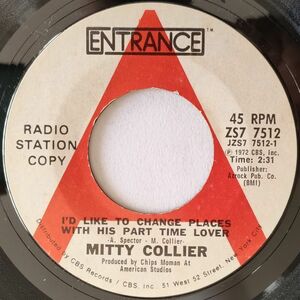 ★ Mitty Collier【US盤 Soul 7" 】I