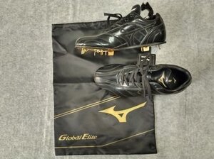 処分　MIZUNO　　グローバルエリート　　Global Elite　2KW-13400　　27．0　 野球スパイク　　Mロック金具　革底　　