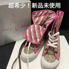 新品【超希少】Baby Phat 2way ハイカット モノグラムスニーカー