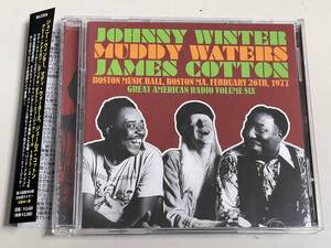 【ほぼ新品CD2枚組】boston music hall, 2/26/1977/johnny winter muddy waters/ジョニー・ウィンター/マディ・ウォーターズ【輸入国内盤】