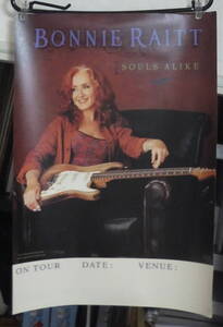 ボニー・レイット BONNIE RAITT - SOULS ALIKE /ポスター!!