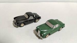 【2台セット】シュコー ピッコロ MG・MGA & Mercedes Benz 220 ベンツ　schuco piccolo 西ドイツ製　ミニカー