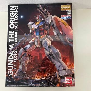 未組立 バンダイBANDAI 1/100 MG RX-78-2 ガンダム 「機動戦士ガンダム THE ORIGIN」プラモデル 240612T11