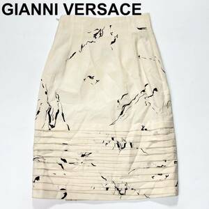 GIANNI VERSACE ジャンニヴェルサーチ タイトスカート リボン 0 S レディース B92410-102