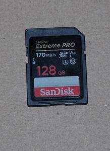 SanDisk　SDXCカード　Extreme　PRO　128GB