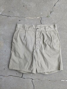 シルエット◎　80sItalian Military Chino Shorts ショートパンツ ラルフローレン ショーツ 短パン ビンテージ vintage