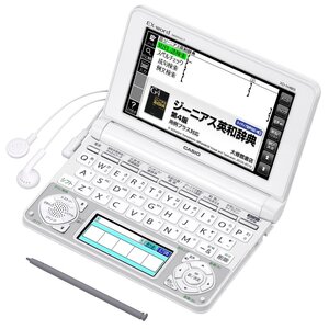 【中古】特別英語コンテンツ含む140コンテンツ収録 カシオ EX-word 電子辞書 高校生モデル XD-N4805WE ホワイト