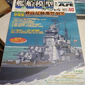 艦船模型スペシャル No.40 2011年夏号 特集 重巡洋艦 妙高型 妙高・足柄・那智・羽黒