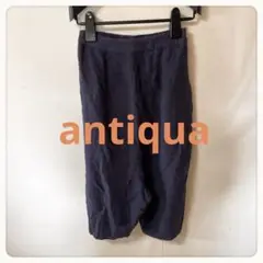 ☘️P1☘antiqua リネン サルエルパンツ F