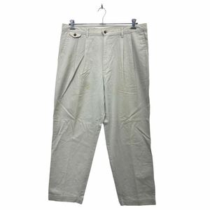 DOCKERS チノパンツ W38 ドッカーズ タック入り ルーズフィット コットン ビッグサイズ ホワイト 古着卸 アメリカ仕入 2311-523