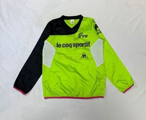 le coq sportif ルコックスポルティフ// 長袖 プリント プルオーバー ウインド シャツ・ピステ・サイズ S