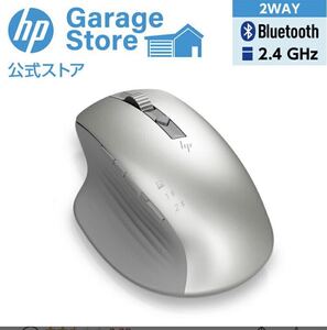 ワイヤレスマウス Bluetooth DPI 800 ~ 3000 高精度 シルバー 充電式 無線 2.4GHz USB Type-C充電 パソコン Mac Windows PC HP 930