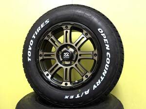 S3740 新品 4本 クロスブラッド XB01 7J マットスモーク 215/70R16 オープンカントリー A/T EX ホワイトレター デリカ D5 アウトランダー