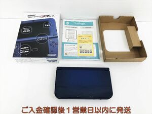 【1円】Newニンテンドー3DSLL 本体 セット メタリックブルー 任天堂 RED-001 初期化/動作確認済 3DS LL G09-006kk/F3