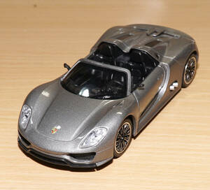 1/32 ポルシェ Porsche 918スパイダー Spyder MSZ ダイキャストミニカー 箱なし 送料無料