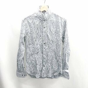 ◇ ⊂Φ HIGH STREET　ハイストリート コットン系 長袖 ポロシャツ サイズM グレー レディース E