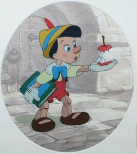 ディズニー ピノキオ 原画 セル画 限定 レア Disney 入手困難