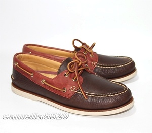 Sperry Top Sider スペリー トップサイダー Gold Cup A/O 2-eye STS19669 ブラウン レザー 本革 US 9.5 M 美品 使用僅か