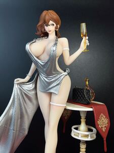 ルパン三世 【キャストオフ】リペイント、フィギュア、峰不二子、Fujiko Mine 1/6 高32cm、ルパン3世、ドレスver