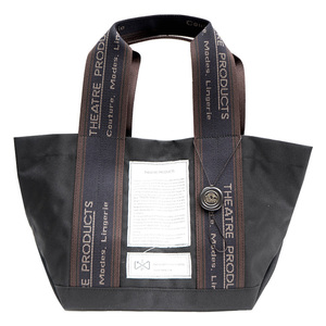 CL220308【01.ブラック】RECYCLE BOTTLE JACQUARDTAPE SQUARE TOTE トートバッグ[THEATRE PRODUCTS][シアタープロダクツ]