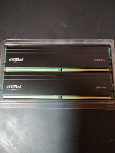 【中古 美品】Crucial クルーシャル デスクトップ用DDR4メモリ32GB CP2K16G4DFRA32A （PC4-25600 16GB 2枚組）