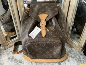 美品　正規品 VUITTON ルイヴィトン モンスリGM リュックバック