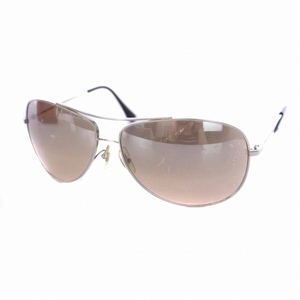 レイバン RAY BAN ティアドロップ パイロット サングラス 眼鏡 カラーレンズ メタル 63□13 茶 ブラウン シルバー /BM レディース