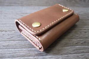 ②カード15枚収納★厚革★栃木サドルレザー★カードケース★ハンドメイド★手縫い HEAVY LEATHER WORKS